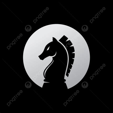 Chess Knight Role Logo Vector Background, Concept, Challenge, Symbol ...