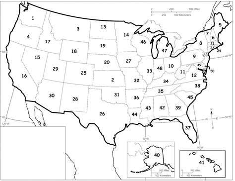 Us Northeast Region Blank Map State Capitals New Label Northeastern - Printable States And ...