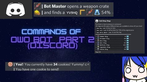 Owo Discord Bot Commands List - These commands are used to make your chat experience on the ...