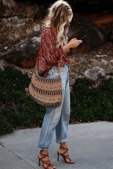 55 Popular Fall Outfits To Update Your Wardrobe | Boho style outfits ...