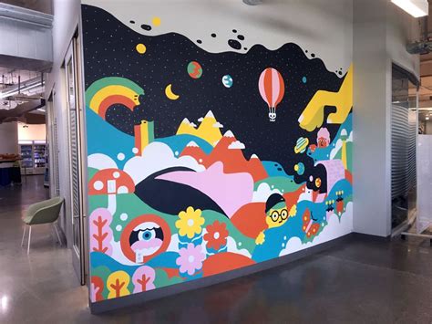 Google by Sasha Barr | Mural wall art, Playroom mural, Wall murals painted