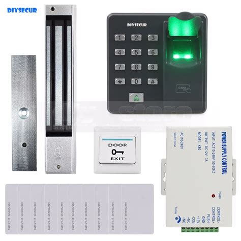 DIYSECUR Biometric Fingerprint RFID 125KHz Keypad Door Access Control ...