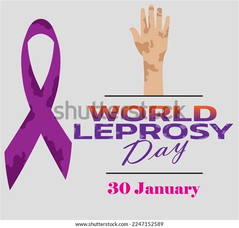 World Leprosy Day Vector Image Stock Vector (Royalty Free) 2247152589 ...