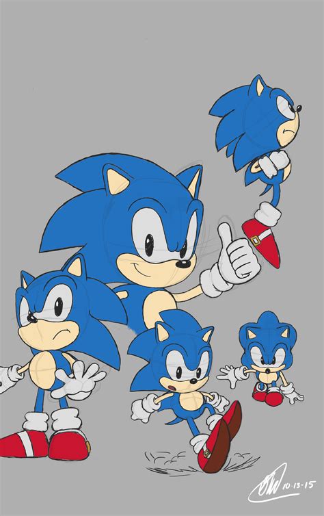 Classic Sonic Sketches by poppin7581 on DeviantArt