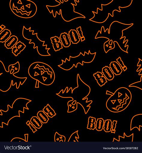 Seamless texture for halloween Royalty Free Vector Image