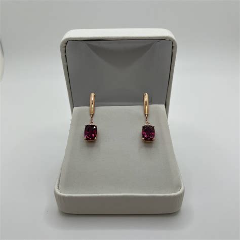 Garnet Earrings — Arareity