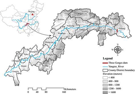 Map of the Three Gorges Reservoir Area (TGRA) | Download Scientific Diagram