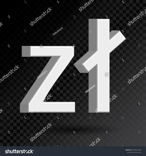 Currency Symbol Zloty 3d Currency Icon Stock Vector (Royalty Free ...