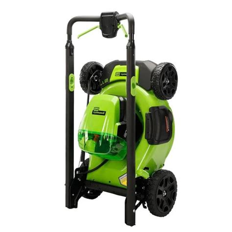 Greenworks 80-volt 21-in Cordless Push Lawn Mower 4 Ah (1-Battery and Charger Included) in the ...