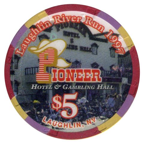 Pioneer, 1997 River Run $5 LE, Laughlin, NV Casino Chip - Chipper Club