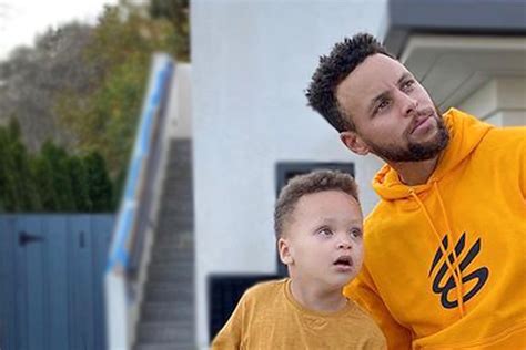 Steph Curry's three-year-old son shows off fancy footwork