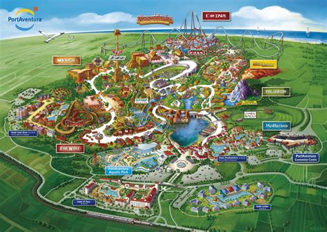 Manel & Marc Il·lustradors, S.C.P. | Theme park map, Amusement park, Salou