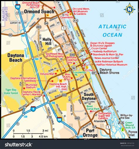 Map Of Daytona Beach Florida - Printable Maps