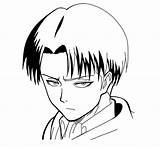 Attack On Titan Levi Ackerman Coloring Pages sketch template