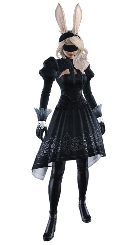 Viera YoRHa Gear Render from Final Fantasy XIV: Shadowbringers | Final fantasy xiv, Final ...