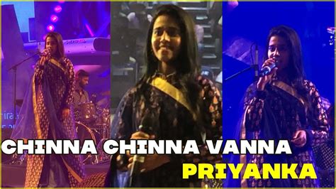 Chinna Chinna Vanna kuyil Song by Priyanka | Poorna Talkies - YouTube