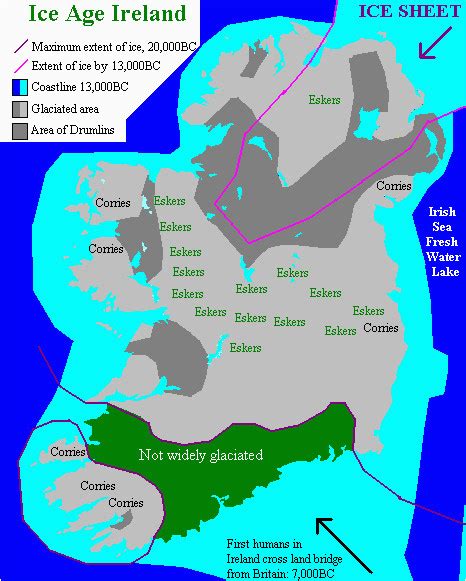 Ireland Physical Map | secretmuseum