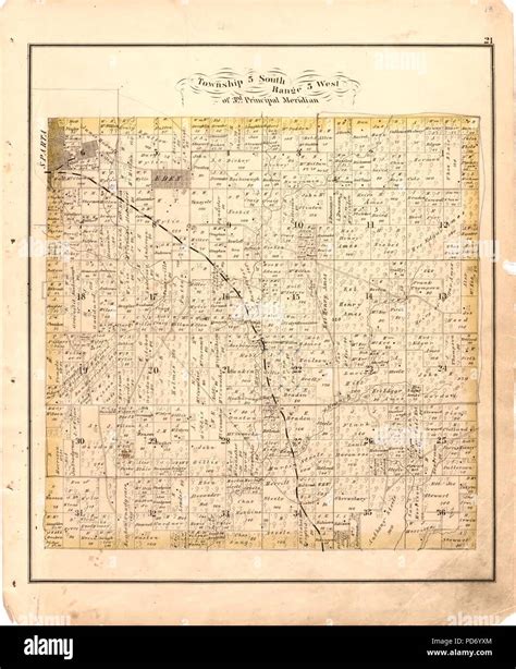 An illustrated historical atlas map of Randolph County, Ills. - carefully compiled from personal ...