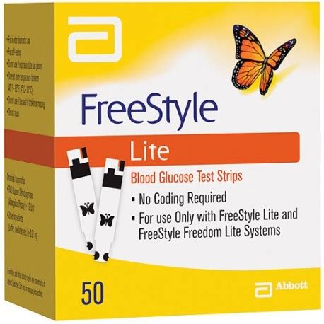 Abbott FreeStyle Lite Test Strips 50 count | Diabetesteststripswhol...