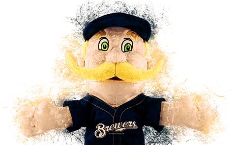 Download wallpapers Bernie Brewer, official mascot, Milwaukee Brewers ...