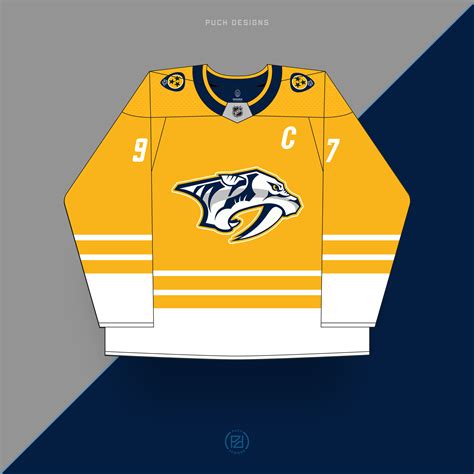 Nashville Predators Reverse Retro Concept : r/hockeydesign