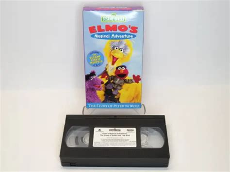 SESAME STREET PRESENTS Elmo's Musical Adventures - Peter & The Wolf [VHS] EUR 5,62 - PicClick FR