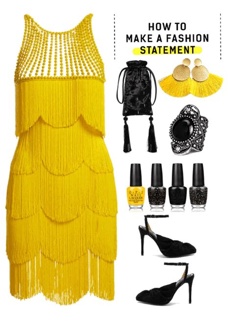 How to make a fashion statement/new yrs look yellow and black #NYE # ...