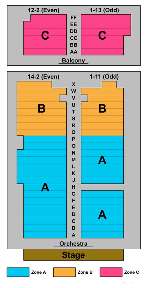 Orpheum Theatre Seating Chart- Theatre In New York