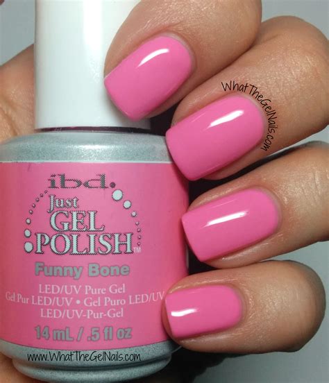IBD Funny Bone plus more pink IBD gel nail polish colors. Ibd Just Gel Polish, Gel Nail Polish ...