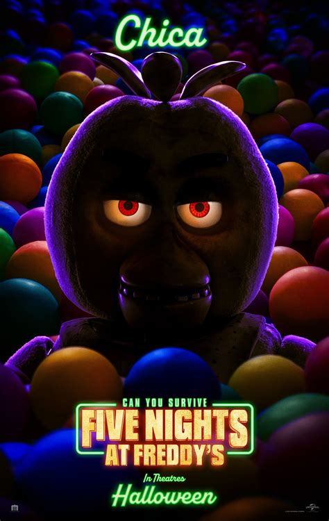 FNaF Movie Chica the Chicken poster 2 (High Resolution) - Five Nights ...