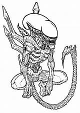 Alien coloring pages To Download And Print For Free sketch template