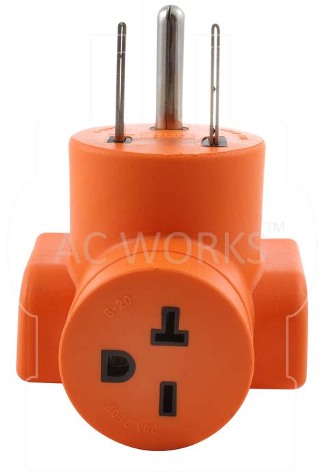 AC WORKS® Welder 6-50P Plug to 6-20R 15/20A 250V HVAC Adapter – AC ...