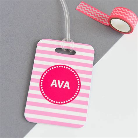 Personalised Child's Luggage Tag By Koko Blossom | Luggage tags ...