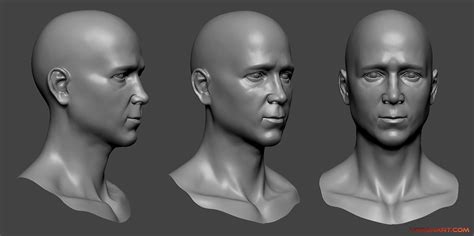 3D Heads Sculpting - Digital Sculpting by Voronart