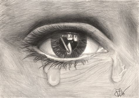 Pencil Drawings Of Sad Eyes - pencildrawing2019