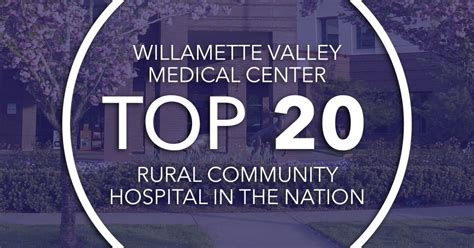 Willamette Valley Medical Center Named Top 20 Rural & Community Hospital