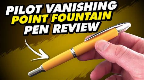 Pilot Vanishing Point Fountain Pen Review - YouTube