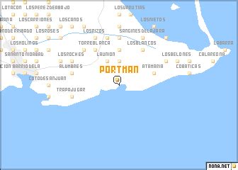 Portman (Spain) map - nona.net