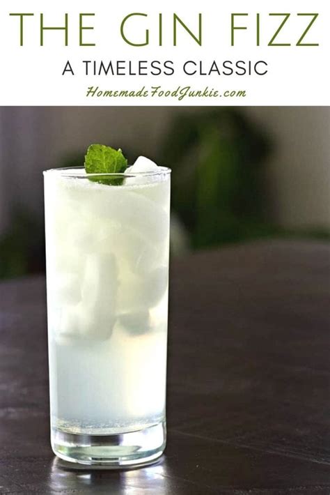 Classic Gin Fizz Recipe and Variations | Homemade Food Junkie