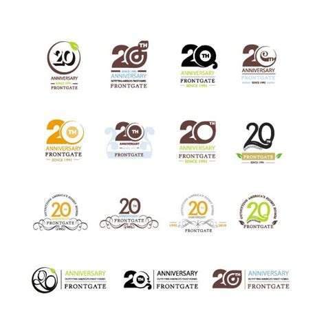 Logo design by Olga Cuzuioc Sinchevici at Coroflot.com | Anniversary ...