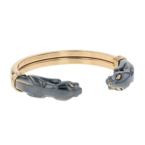 Cartier Panthère gold and silver bracelet