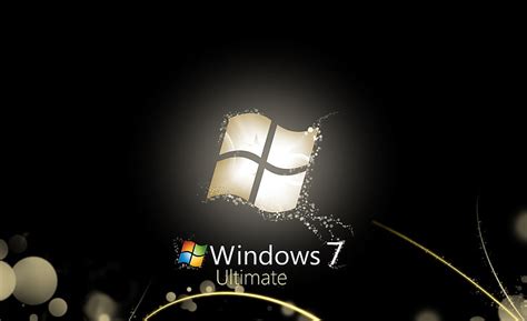 HD wallpaper: Windows 7 Ultimate Bright Black, Windows 7 Ultimate wallpaper | Wallpaper Flare