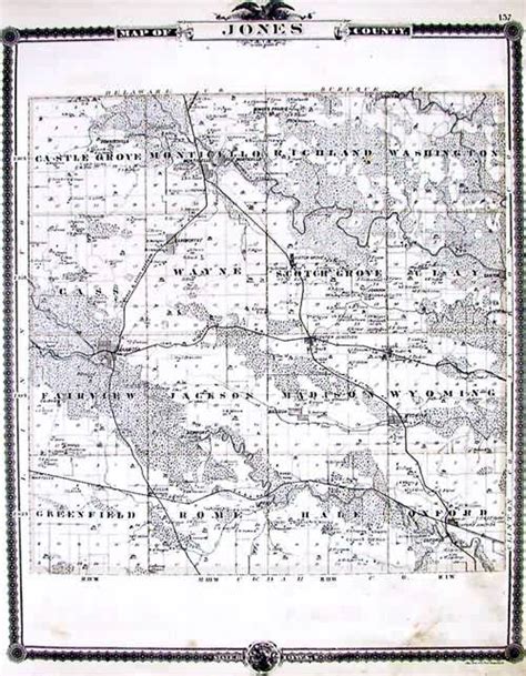 Map of Jones County - Art Source International