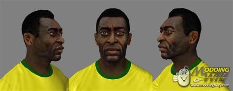 Pele - Classic - Face - FIFA 11 at ModdingWay