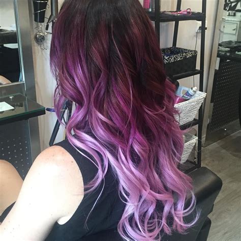 plum purple hair - waypointhairstyles