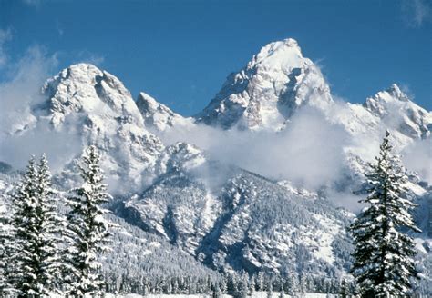 Landscape of Nez Perce, Grand Teton and Mount Owen in Grand Teton ...