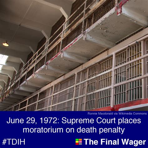 June 29, 1972: SCOTUS suspends death penalty | The Final Wager