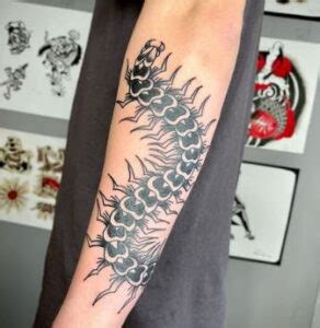 14 New Centipede Tattoos That Can Scare You - Tattoo Twist