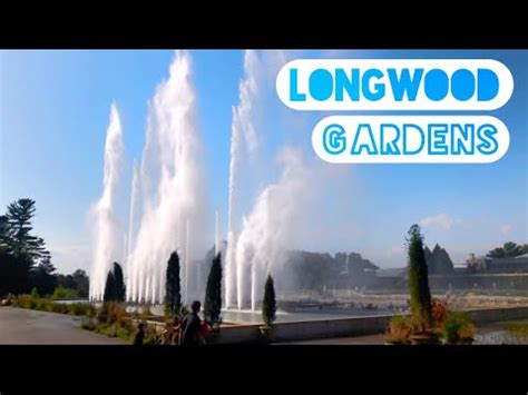 Longwood Gardens Fountain Show from Behind [4K] - YouTube