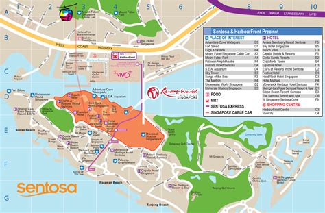 Map of Sentosa — TAM WAI HONG